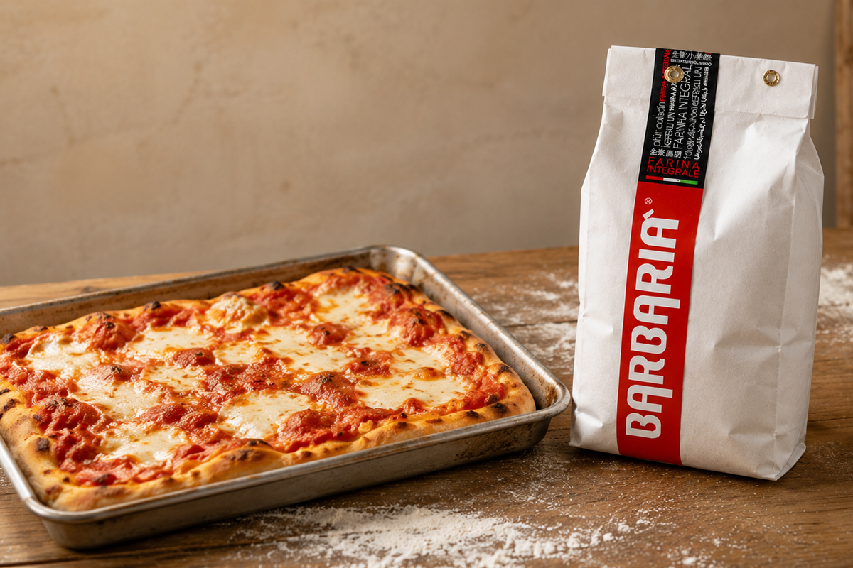 Ricetta: pizza con farina Barbarià